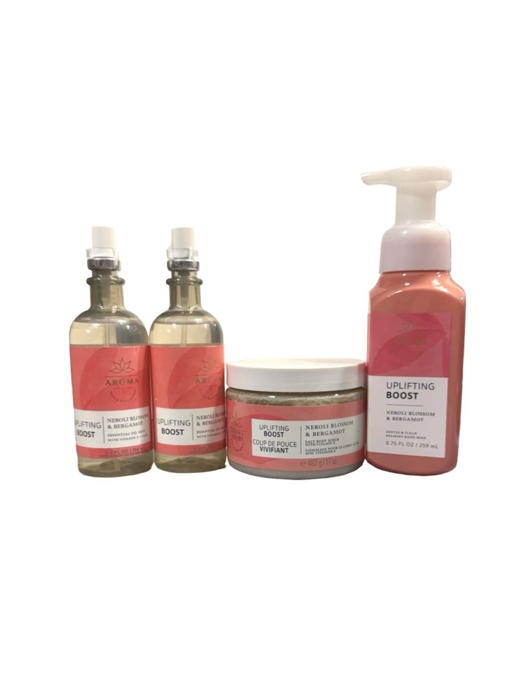 Aromatherapy Uplifting Boost Neroli Blossom and Bergamot Set